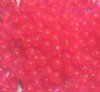 200 5mm Acrylic Transparent Hot Pink Round Beads